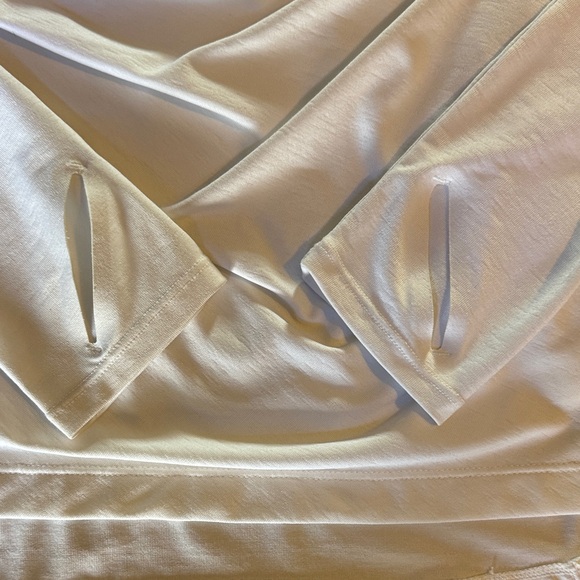 Athleta White Long Sleeve Women's Half Zip Top, Size M - Picture 7 of 13